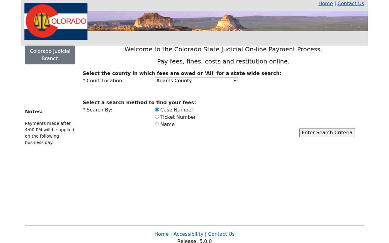 Jefferson County traffic court records online payment system